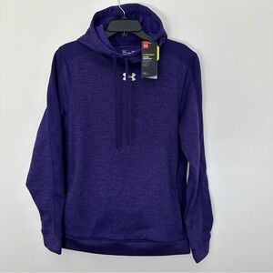 Under Armour Women's Fleece Hoodie STORM 1 - sz Small Loose Fit Water Resistant